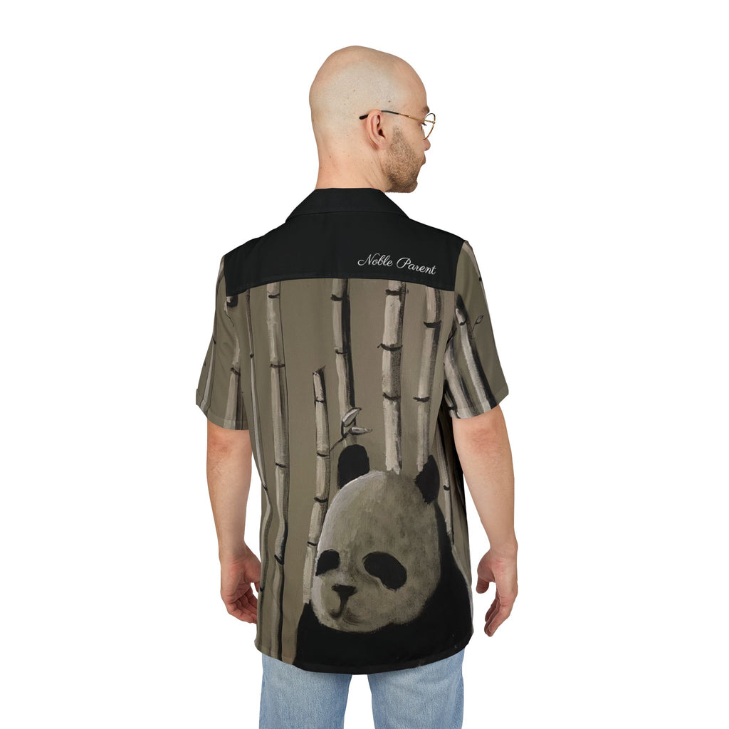 Panda Button-Down Shirt
