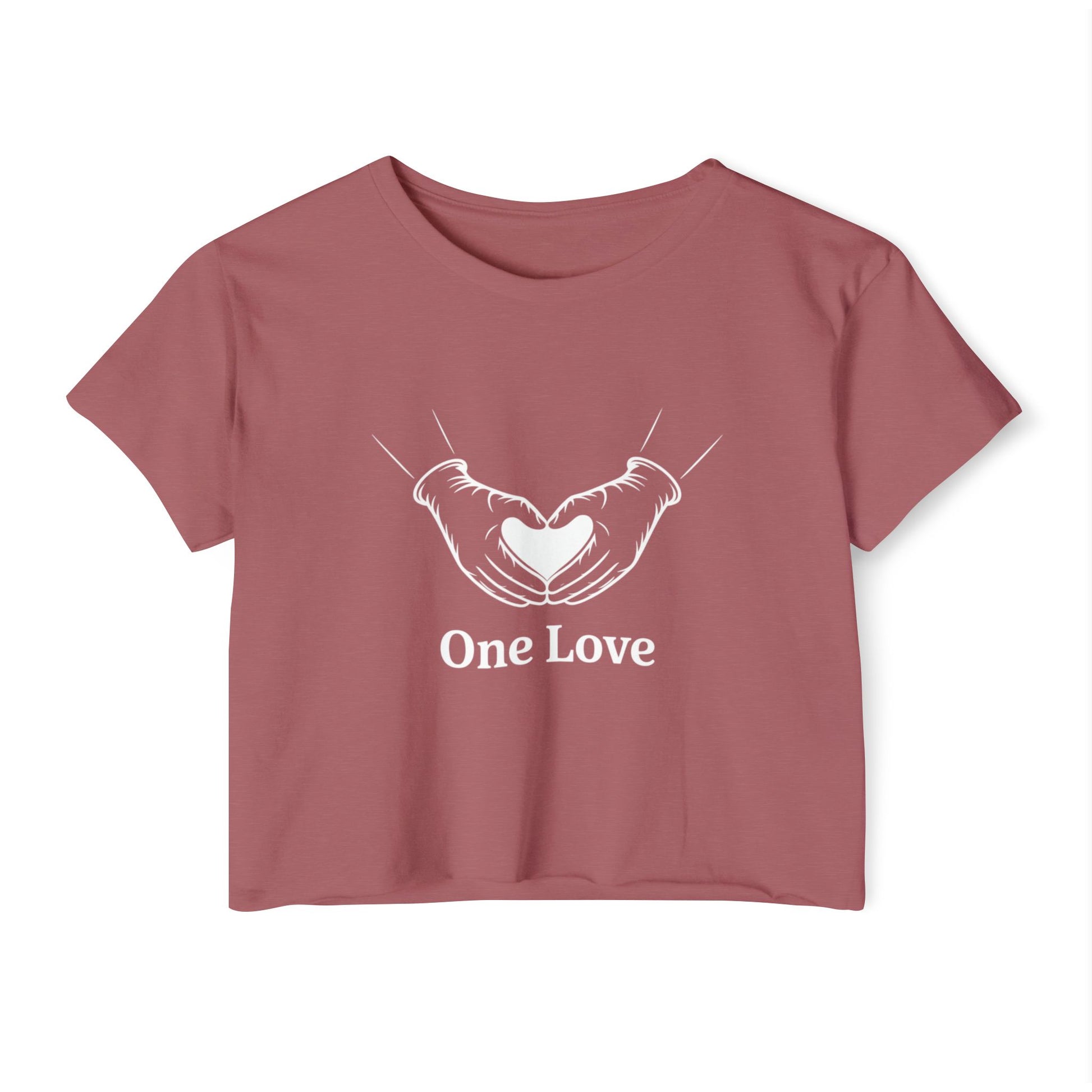 One Love Crop Top