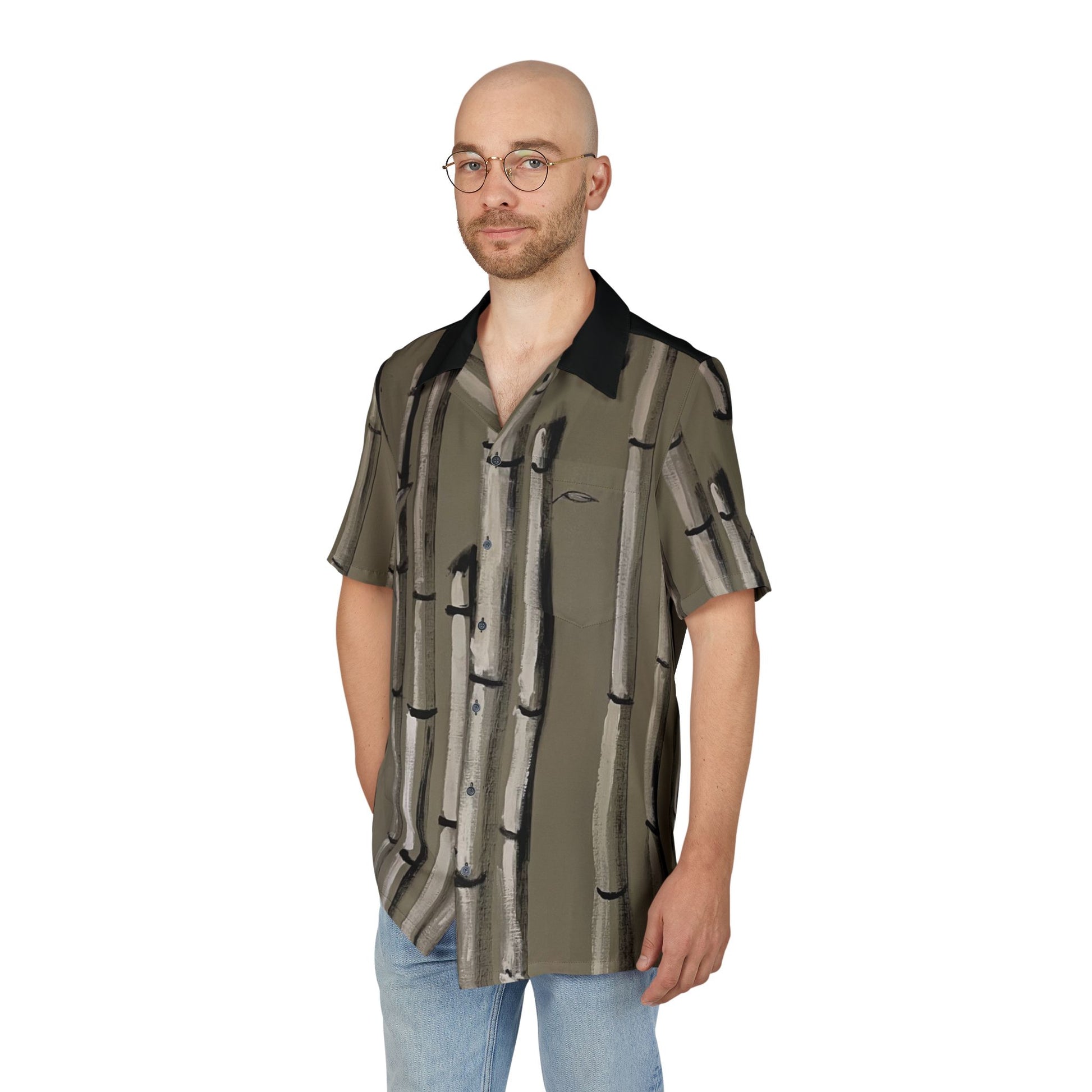 Panda Button-Down Shirt