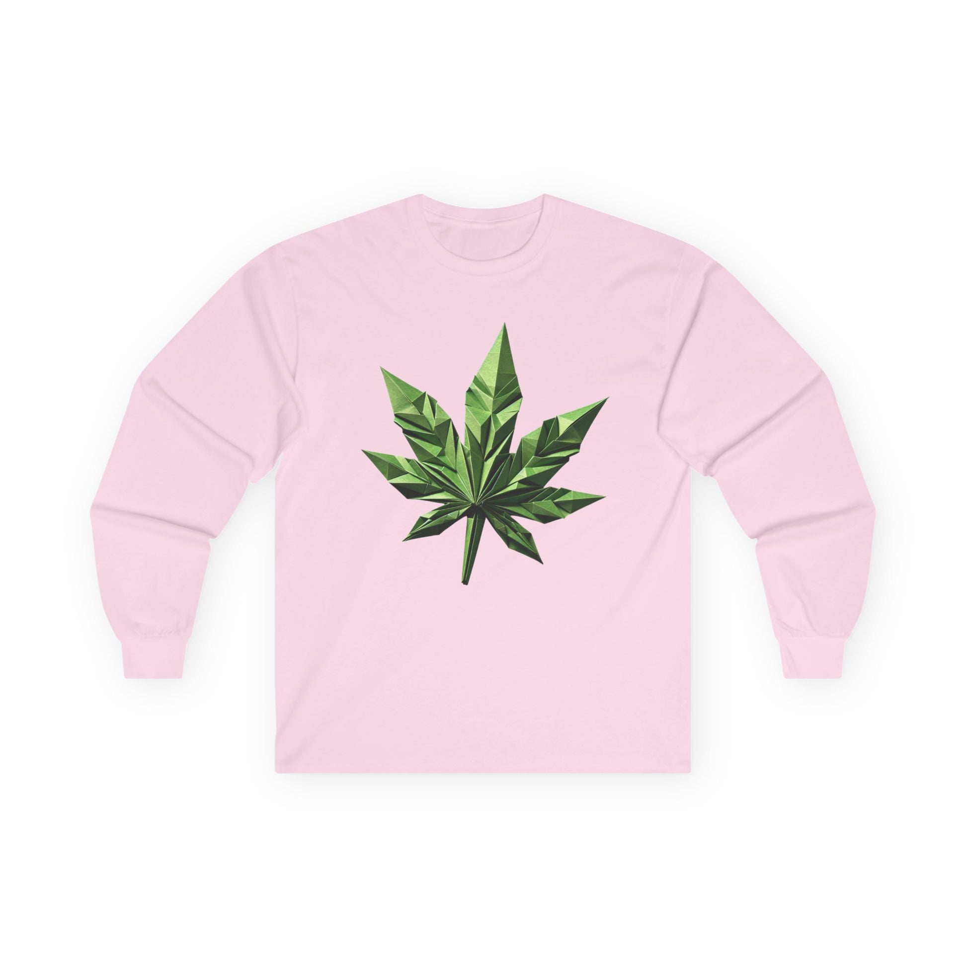 Marijuana Weed Leaf Long Sleeve Tee