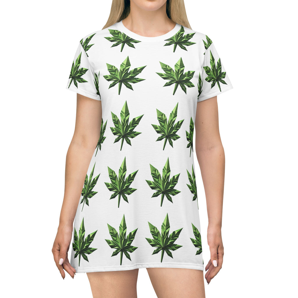 Cannabis T-Shirt Dress
