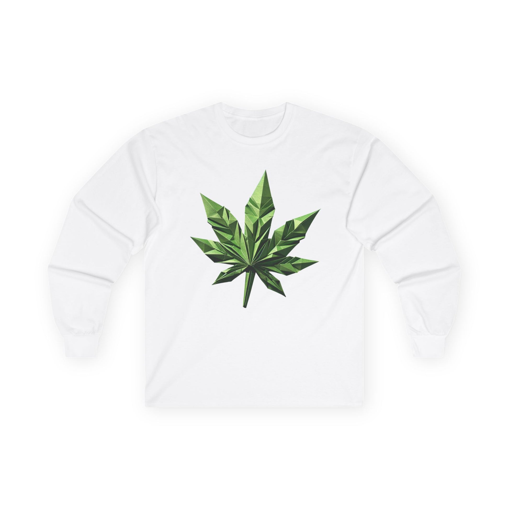 Marijuana Weed Leaf Long Sleeve Tee