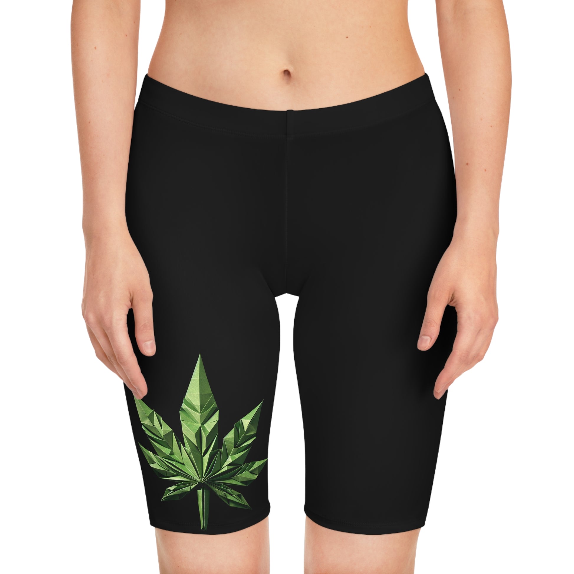 Women's Cannabis Bike Shorts